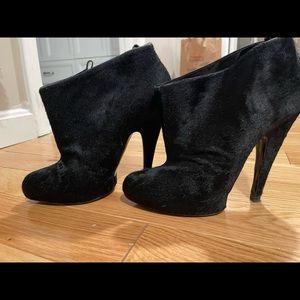 Givenchy Calf Hair Ankle Boots. Missing strip!!!